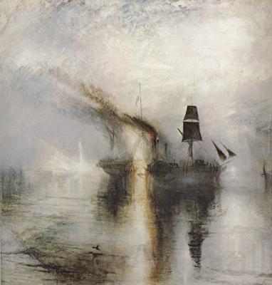 Joseph Mallord William Turner Peace-burial at sea (mk31) France oil painting art